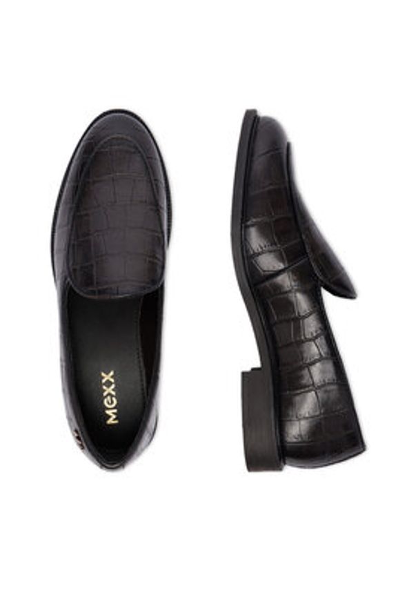 MEXX Loafersy EO-WI44-ANTLER-01 Brązowy ciemny. Kolor: brązowy. Materiał: skóra