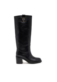 TwinSet - TWINSET Kozaki ko252TCP080 Czarny. Kolor: czarny. Materiał: skóra #1