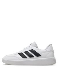 Adidas - adidas Sneakersy Courtblock IF4033 Biały. Kolor: biały. Materiał: skóra #4