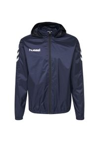 Kurtka ortalionowa sportowa dla dorosłych Hummel Core Spray Jacket. Kolor: niebieski