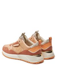 MICHAEL Michael Kors Sneakersy Theo Trainer 43T4THFS1D Pomarańczowy. Kolor: pomarańczowy. Materiał: skóra #5