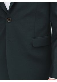 Pako Lorente - PAKO LORENTE – Wełniana marynarka garniturowa w kolorze zielonym. Okazja: na spotkanie biznesowe. Kolor: zielony. Materiał: wełna. Wzór: gładki. Styl: biznesowy #3