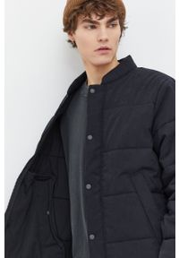 Abercrombie & Fitch kurtka męska kolor czarny przejściowa oversize. Kolor: czarny. Materiał: poliester. Długość: długie #3