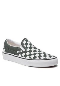 Vans Tenisówki Classic Slip-On VN0A33TB9HO1 Zielony. Zapięcie: bez zapięcia. Kolor: zielony. Materiał: materiał