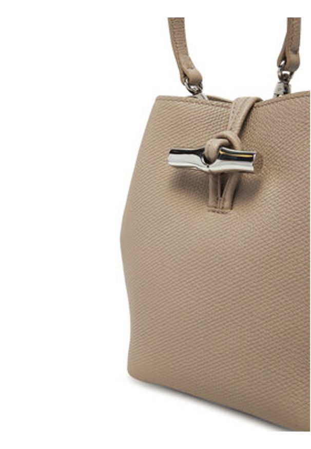 Longchamp Torebka 10279HFP Beżowy. Kolor: beżowy. Materiał: skórzane