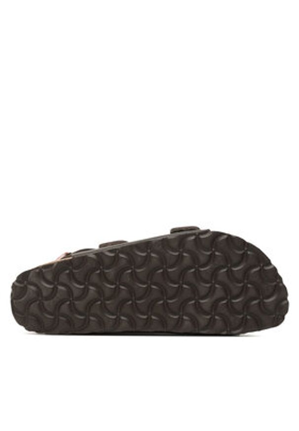 Birkenstock Sandały Milano Bs 34103 Brązowy. Kolor: brązowy. Materiał: skóra