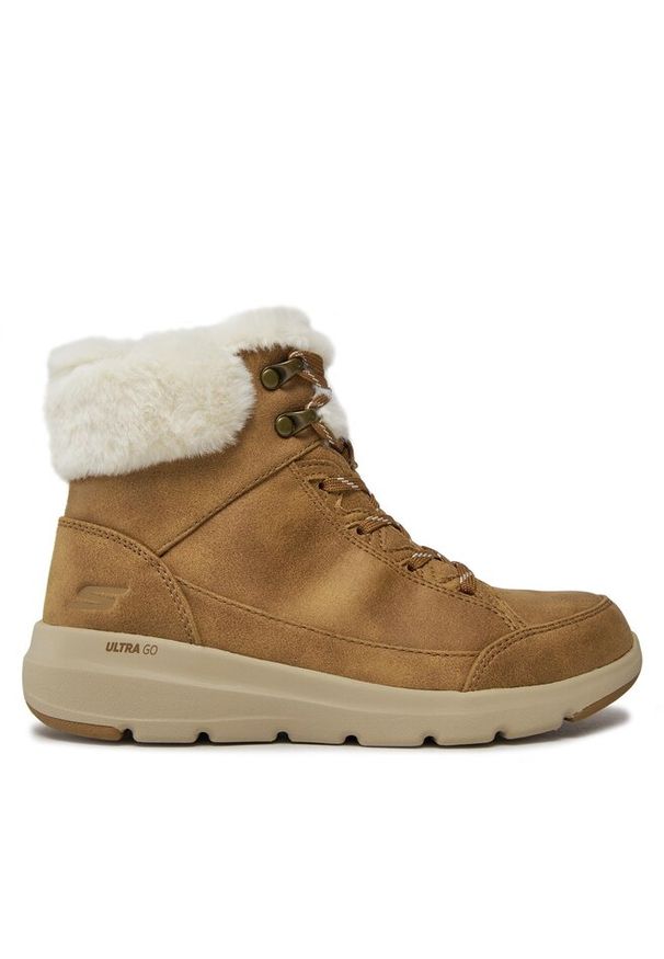 skechers - Trzewiki Skechers. Kolor: brązowy