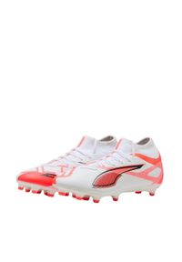 Buty piłkarskie Puma Ultra 5 Play+ FG/AG. Kolor: czarny, pomarańczowy, biały, wielokolorowy. Sport: piłka nożna