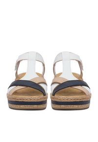 Rieker Sandały CEO-V0919-81 Biały. Kolor: biały. Materiał: skóra #5