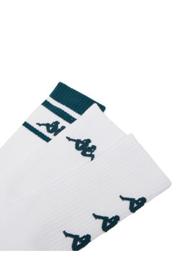 Kappa Skarpety długie CEO_KR_SUPERT_SS26(3-PACK) Biały. Kolor: biały. Materiał: bawełna