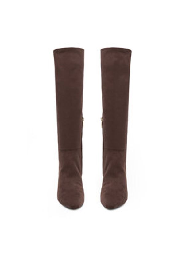 Nine West Kozaki MAIDA ZL23003-2CC Brązowy. Kolor: brązowy. Materiał: materiał