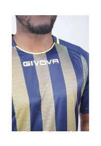 T-shirt Givova Rugby - Komfort i Trwałość. Kolor: żółty, wielokolorowy. Materiał: poliester. Sport: piłka nożna, fitness, kolarstwo