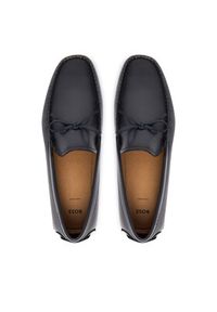 BOSS Mokasyny Noel 50557676 Granatowy. Kolor: niebieski. Materiał: skóra #2