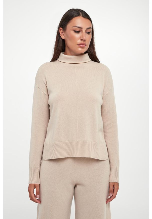 Weekend Max Mara - Golf damski z kaszmirem Scrivia WEEKEND MAX MARA. Typ kołnierza: golf. Materiał: kaszmir