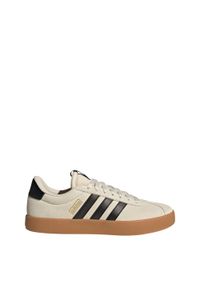 Adidas - Buty VL Court 3.0. Kolor: żółty, wielokolorowy, czarny, szary. Materiał: skóra