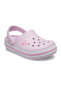 Klapki dziecięce Crocs Crocband Clog. Kolor: różowy. Styl: sportowy, elegancki