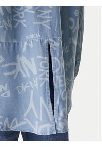 DKNY Koszula DJ6W2017 Błękitny Regular Fit. Kolor: niebieski. Materiał: lyocell #3