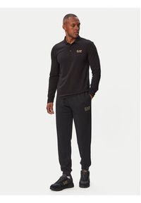 EA7 Emporio Armani Polo 8NPF17 PJVUZ MC004 Czarny Regular Fit. Typ kołnierza: polo. Kolor: czarny. Materiał: bawełna #5