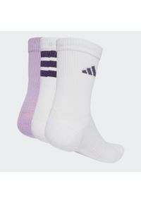 Adidas - Skarpety Logo 3 Pairs. Kolor: biały, wielokolorowy, fioletowy. Materiał: materiał