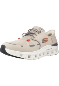 skechers - Tenisówki Skechers Model Glide Step Pro Kolor Beżowy. Kolor: beżowy. Materiał: syntetyk, tkanina. Model: Skechers Sport. Sport: turystyka piesza #1