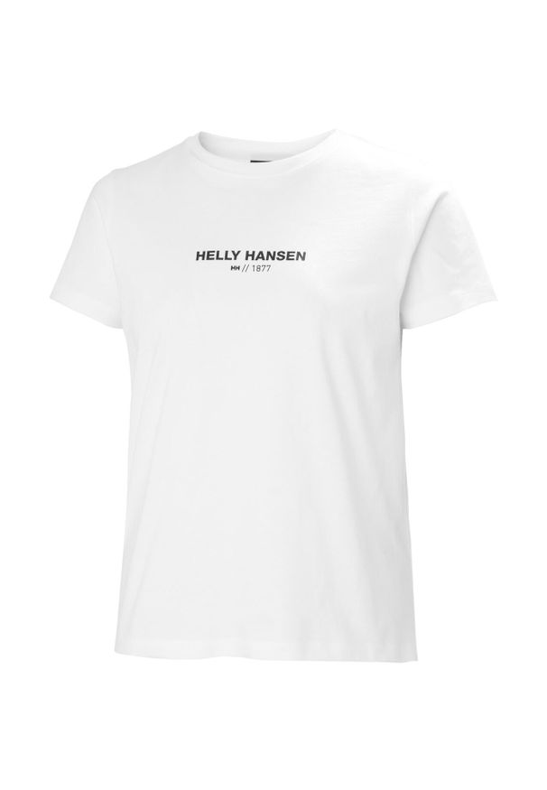 Koszulka damska Helly Hansen Core 2.0. Kolor: biały. Materiał: jersey, bawełna
