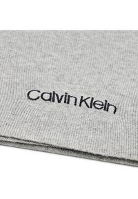 Calvin Klein Szal Essential Knit Scraf K60K608485 Szary. Kolor: szary. Materiał: materiał