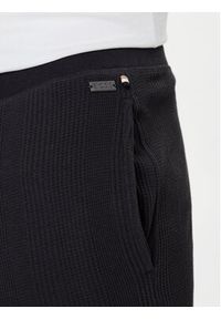 BOSS Spodnie dresowe Structure 50540577 Czarny Regular Fit. Kolor: czarny. Materiał: bawełna, syntetyk #5