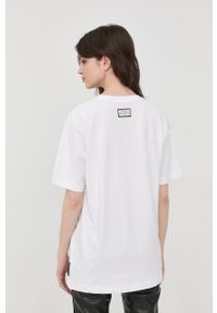 Silvian Heach t-shirt bawełniany kolor biały. Kolor: biały. Materiał: bawełna. Wzór: aplikacja #3