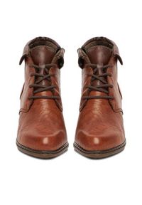 Rieker Trzewiki Y2131-22 Brązowy. Kolor: brązowy. Materiał: skóra #4