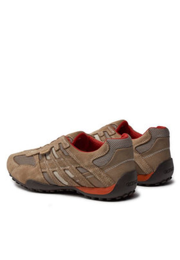 Geox Półbuty U Snake L U4207L 02214 C0845 Beżowy. Kolor: beżowy. Materiał: materiał