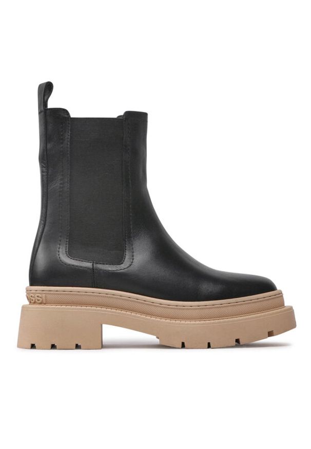 Gino Rossi Sztyblety 222FW103 Czarny. Kolor: czarny. Materiał: skóra