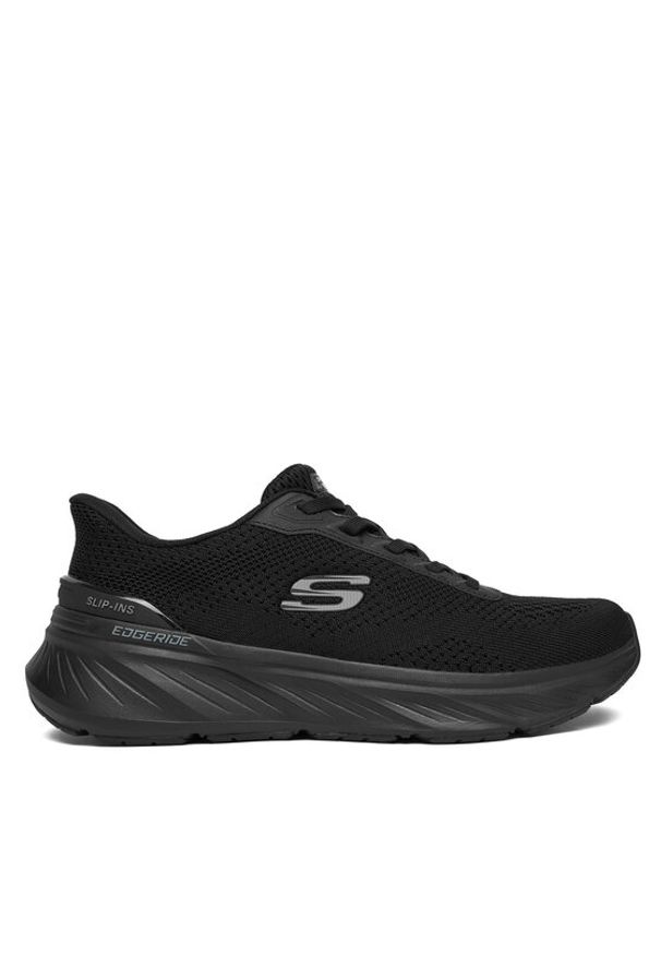 skechers - Skechers Sneakersy Edgeride 232846 BBK Czarny. Kolor: czarny. Materiał: materiał