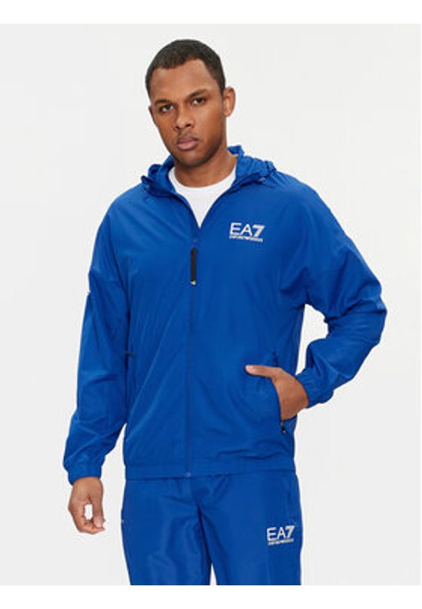 EA7 Emporio Armani Dres 8NPV08 PN4HZ 1582 Niebieski Regular Fit. Kolor: niebieski. Materiał: syntetyk