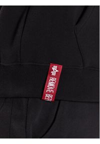 Alpha Industries Bluza Basic Zip 118342 Czarny Regular Fit. Kolor: czarny. Materiał: bawełna #5