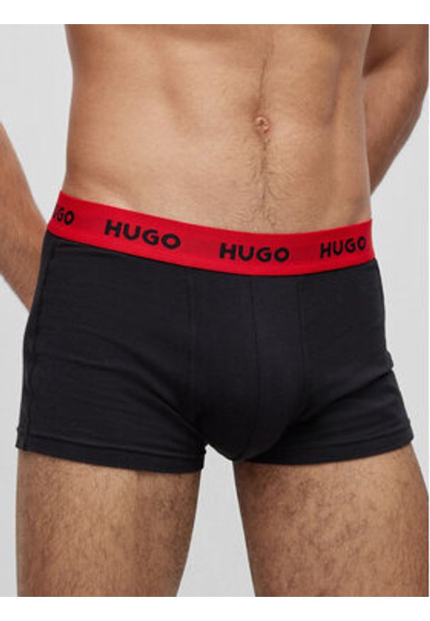 Hugo Komplet 3 par bokserek 50469766 Kolorowy. Materiał: bawełna. Wzór: kolorowy