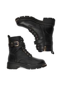 DeeZee Trzewiki 60187-1 Czarny. Kolor: czarny. Materiał: materiał #2