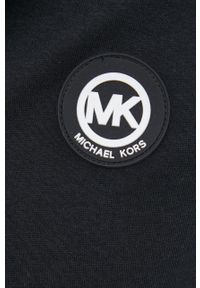 Michael Kors bluza CS250QD5MF męska kolor czarny z kapturem. Okazja: na co dzień. Typ kołnierza: kaptur. Kolor: czarny. Materiał: dzianina. Styl: casual #2