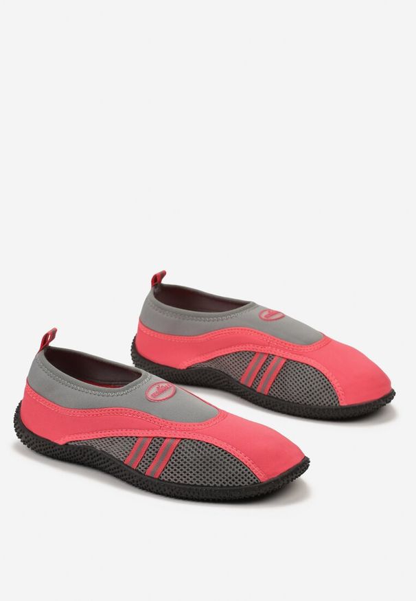Born2be - Czerwono-Szare Buty Sportowe Kąpielowe do Wody Eferta. Kolor: czerwony. Szerokość cholewki: normalna. Sport: żeglarstwo