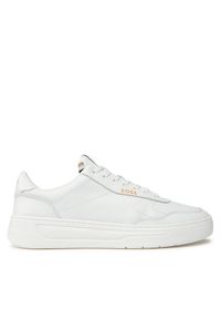 BOSS - Boss Sneakersy Baltimore Tenn 50502893 10254009 001 Biały. Kolor: biały. Materiał: skóra
