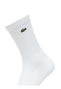 Lacoste Zestaw 3 par wysokich skarpet unisex RA4182 Kolorowy. Materiał: materiał, bawełna. Wzór: kolorowy #6