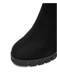 DeeZee Botki HX16041A-139 Czarny. Kolor: czarny. Materiał: materiał #7