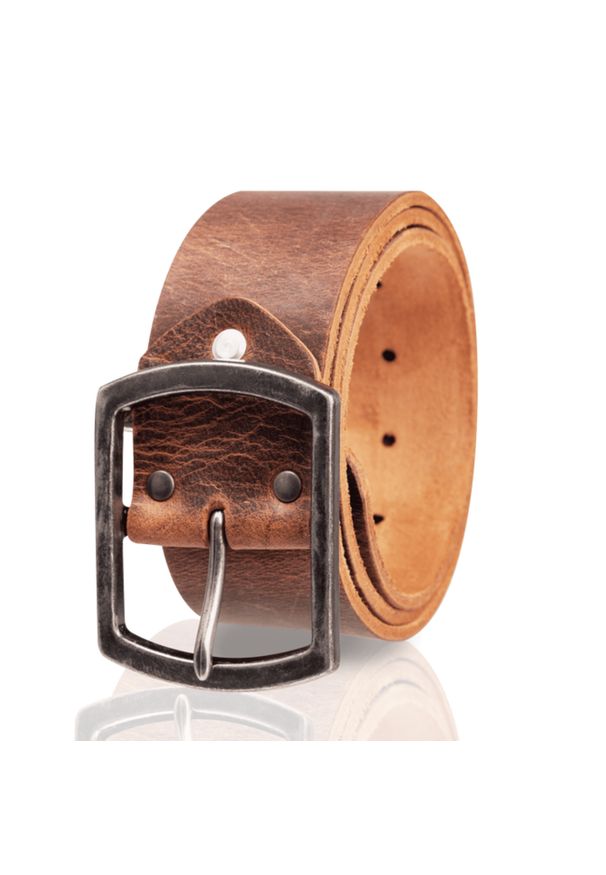 Mustang - MUSTANG PASEK SKÓRZANY MUS-M5057 0661 50mm Ledergürtel. Materiał: skóra