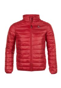 PEAK MOUNTAIN - Cienka kurtka narciarska Peak Mountain Ceki. Kolor: czerwony. Materiał: puch. Sezon: zima. Styl: wakacyjny, sportowy #1