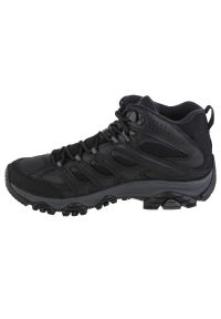 Buty Merrell Moab 3 Thermo Mid Wp M J036577 czarne. Wysokość cholewki: za kostkę. Kolor: czarny. Materiał: materiał. Szerokość cholewki: normalna. Technologia: Primaloft. Sport: turystyka piesza #2