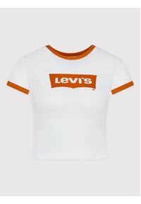 Levi's® T-Shirt Graphic Ringer A3523-0004 Biały Regular Fit. Kolor: biały. Materiał: bawełna #4