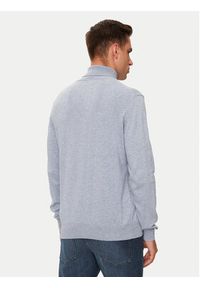 La Martina Golf ZMS019 YW091 Niebieski Regular Fit. Typ kołnierza: golf. Kolor: niebieski. Materiał: bawełna #5