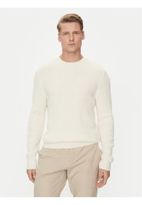 Marciano Guess Sweter 5GHR16 5861Z Écru Regular Fit. Materiał: bawełna
