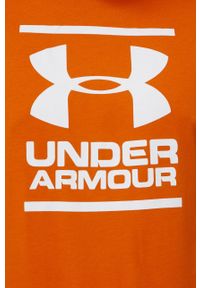 Under Armour - T-shirt 1326849 1326849-101. Okazja: na co dzień. Kolor: pomarańczowy. Materiał: dzianina. Styl: casual #2