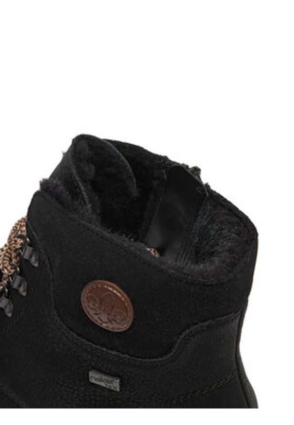 Rieker Trzewiki CEO-Y3433-00 Czarny. Kolor: czarny. Materiał: materiał