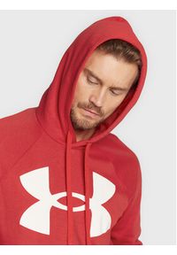 Under Armour Bluza Ua Rival Fleece Big Logo 1357093 Czerwony Loose Fit. Kolor: czerwony. Materiał: bawełna